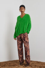 'AGNI' KNITTED T-SHIRT (GREEN) - Image 4