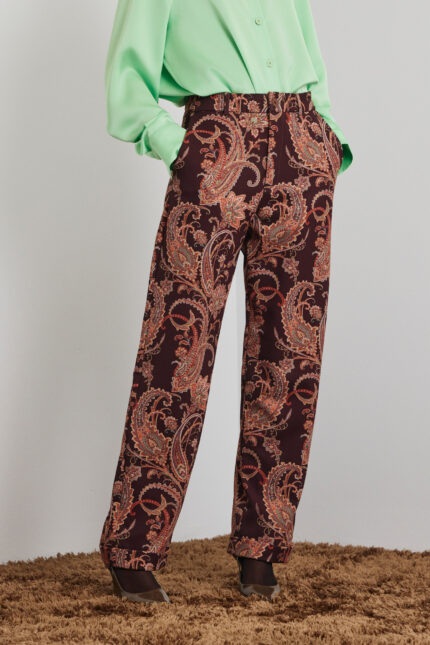 'GIANNA' TROUSERS (BROWN LAHORE)