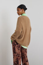 'AGNI' KNITTED BLOUSE (BEIGE) - Image 3