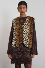 ‘EVI’ ΓΟΥΝΙΝΟ ΓΙΛΕΚΟ ANIMAL PRINT