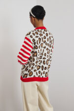 'CALLOPE' ΠΛΕΚΤΗ ΖΑΚΕΤΑ (ANIMAL PRINT) - Image 4