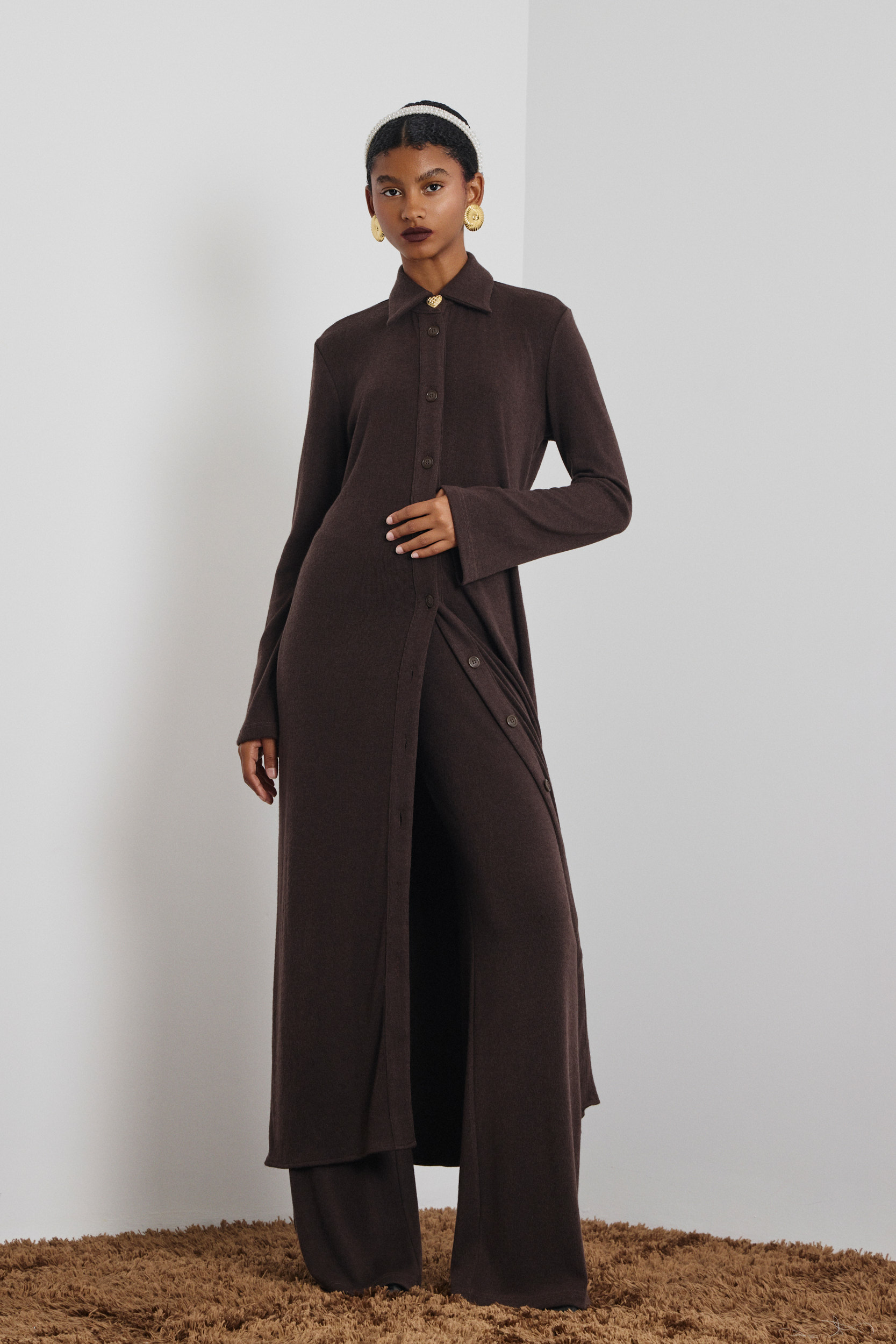 Evoto ‘ANNA’ ΠΛΕΚΤΟ ΦΟΡΕΜΑ/ΖΑΚΕΤΑ - Image 1