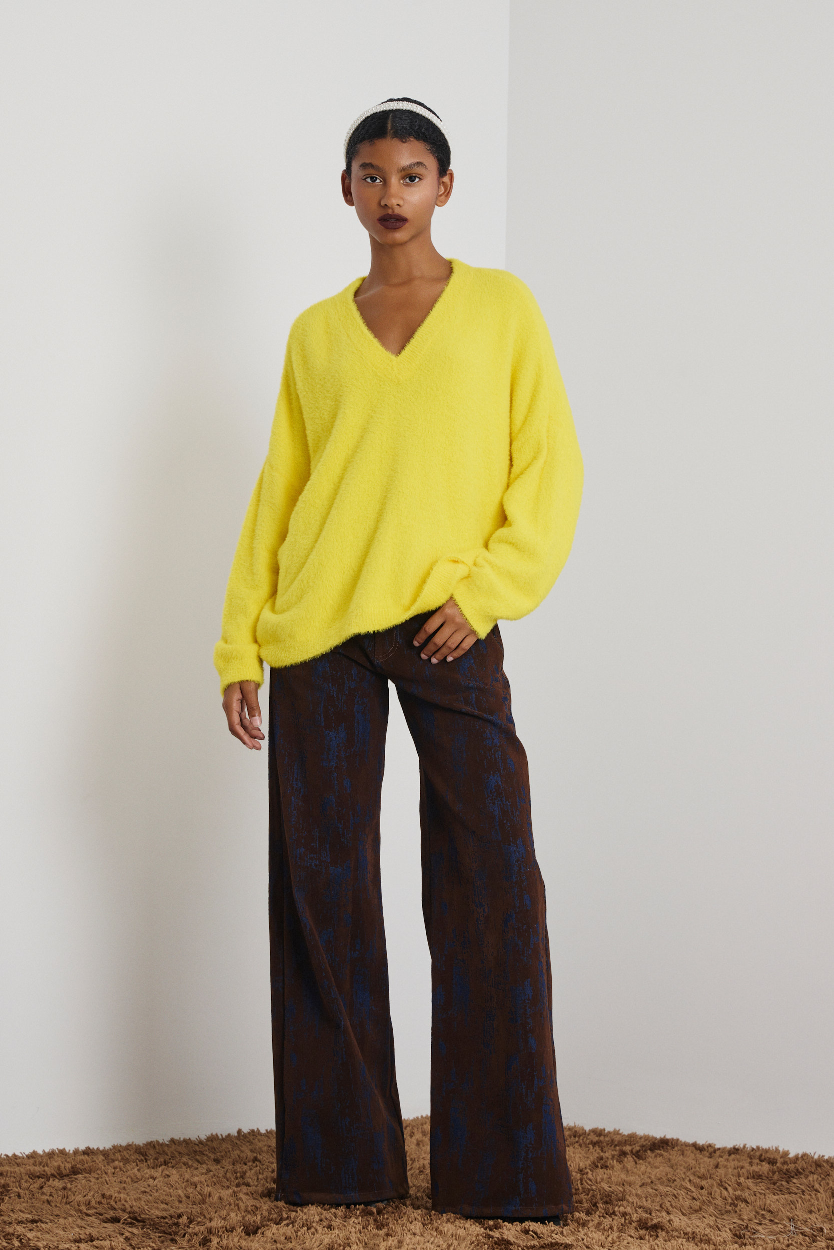 Evoto 'OLGA' Velvet Jeans - Image 3