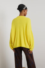'AGNI' KNITTED T-SHIRT (YELLOW) - Image 3