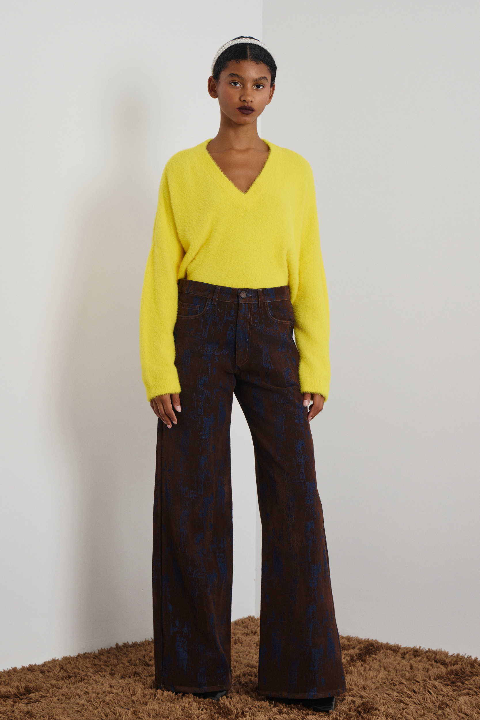 Evoto 'OLGA' Velvet Jeans - Image 6