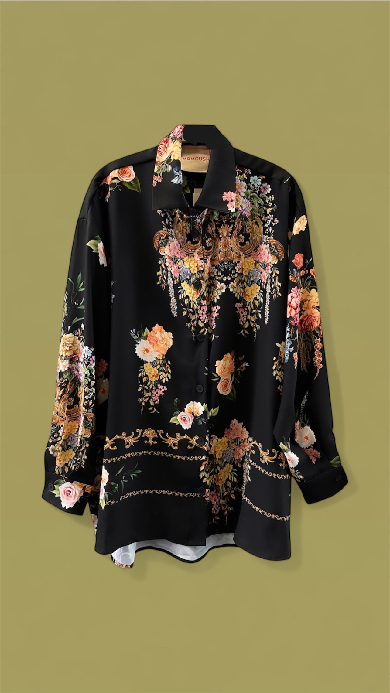 81762065-7269-43D0-9765-D5F1692A5A29 ‘ELVIRA’ OVERSIZED SHIRT - Image 1
