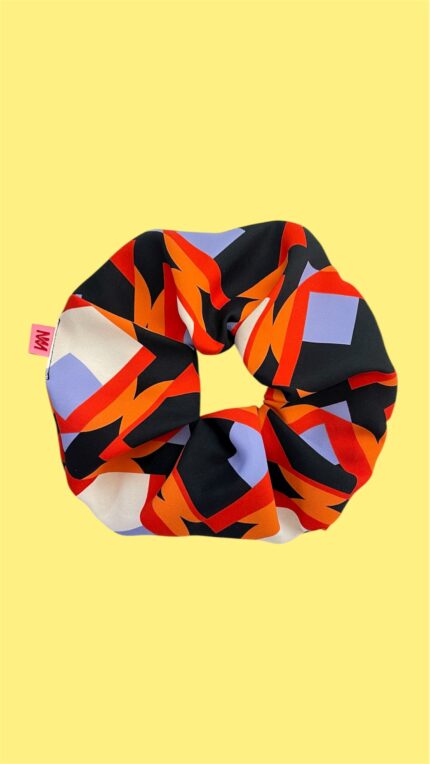 SCRUNCHIES (RHOMBUS PRINT)