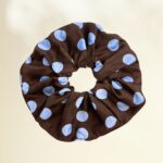 SCRUNCHIES (CHOCOLATE POLKA DOT )