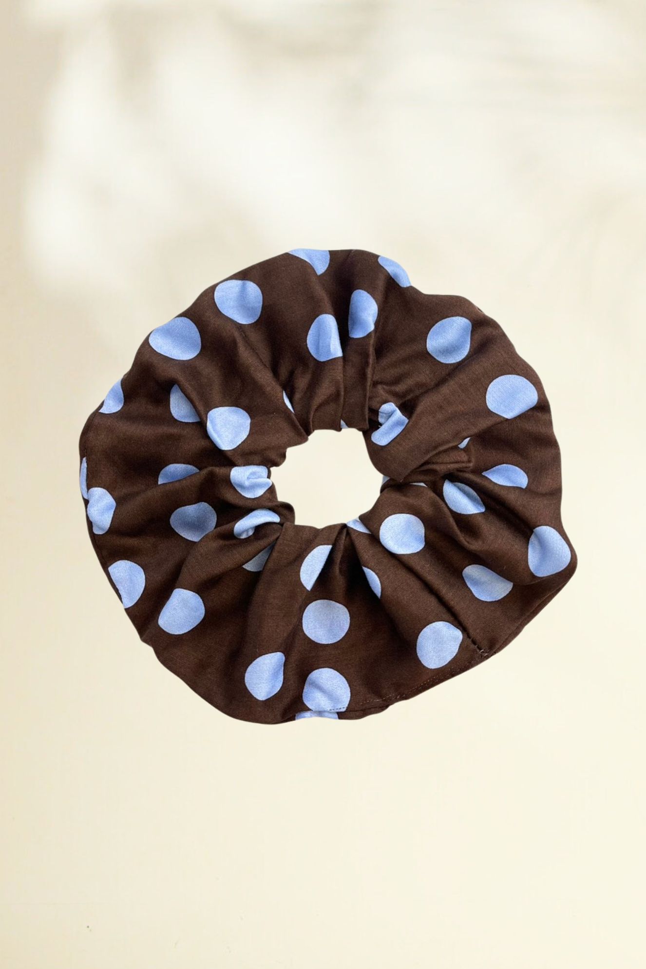 22 SCRUNCHIES (CHOCOLATE POLKA DOT ) - Image 1