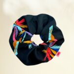 SCRUNCHIES (BLACK/PALM TREES)