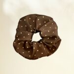 SCRUNCHIES (CHOCOLATE/POLKA DOT)