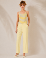 'NORA' PANTS (PASTEL YELLOW) - Image 3