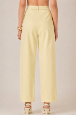 'NORA' PANTS (PASTEL YELLOW) - Image 2