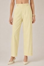 'NORA' PANTS (PASTEL YELLOW)
