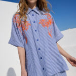 'CHLOE' STRIPED PRINT SHIRT