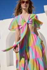 'URANIA' ΜΙΝΤΙ ΦΟΥΣΤΑ ΜΕ ΛΑΣΤΙΧΟ (RAINBOW) - Image 3