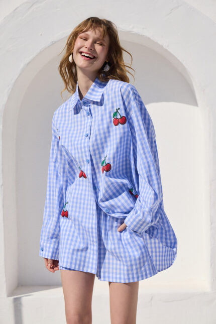 'RITA' OVERSIZED ΚΑΡΟ ΠΟΥΚΑΜΙΣΙΣΟ ΜΕ ΚΕΡΑΣΙΑ