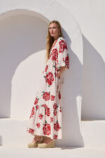 'ISMINI' ΜΑΞΙ ΦΟΡΕΜΑ (WHITE ROSES) - Image 3