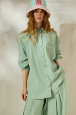 'LORA' OVERSIZED SHIRT (MINT)
