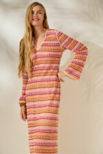 'RAMONA' ΜΑΞΙ ΦΟΡΕΜΑ (PINK)