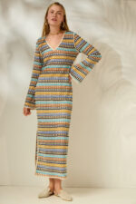 'RAMONA' MAXI DRESS (BLUE)