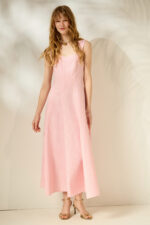 'ELENI' ΚΑΡΟ ΜΙΝΤΙ ΦΟΡΕΜΑ (PINK) - Image 3