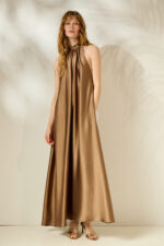 'ELEANORA' MAXI DRESS (MOCCA) - Image 2