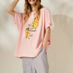 'BANANA' OVERSIZED TEES (PINK)