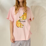 'BANANA' OVERSIZED TEES (PINK)