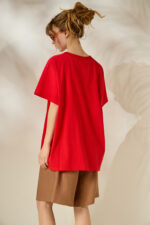 'BANANA' OVERSIZED TEES (RED) - Image 3