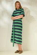 'GIANNA' MAKO STRIPED DRESS - Image 3