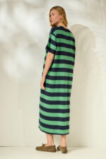 'GIANNA' MAKO STRIPED DRESS - Image 4