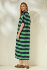 'GIANNA' MAKO STRIPED DRESS - Image 2
