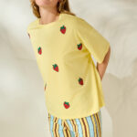 'VIOLET' ΦΡΑΟΥΛΕΣ T-SHIRT (YELLOW)