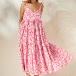 'JULIANNA' ΜΙΝΤΙ ΦΟΡΕΜΑ (PINK/HEARTS)