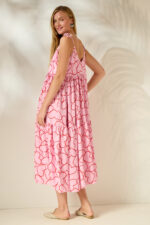 'JULIANNA' ΜΙΝΤΙ ΦΟΡΕΜΑ (PINK/HEARTS) - Image 2