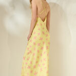 'EVELYN' ΕΜΠΡΙΜΕ ΦΟΡΕΜΑ (BUTTER YELLOW)