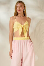 'MIRA' ΤΟΠ (YELLOW STRIPE)