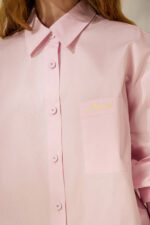 'XLOI' COTTON SHIRT (PASTEL PINK)