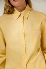 'XLOI' COTTON SHIRT (PASTEL YELLOW) - Image 2