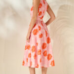 'ALKYONE' MIDI COTTON DRESS