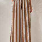 'DOMNA' ΡΙΓΕ ΠΑΝΤΕΛΟΝΑ ΜΕ ΛΑΣΤΙΧΟ (CHOCOLATE/CIEL)