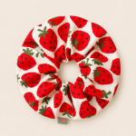 SCRUNCHIES (ECRU/STRAWBERRIES)