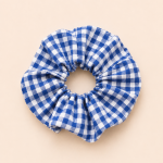 SCRUNCHIES (BLUE/CHECKERED)