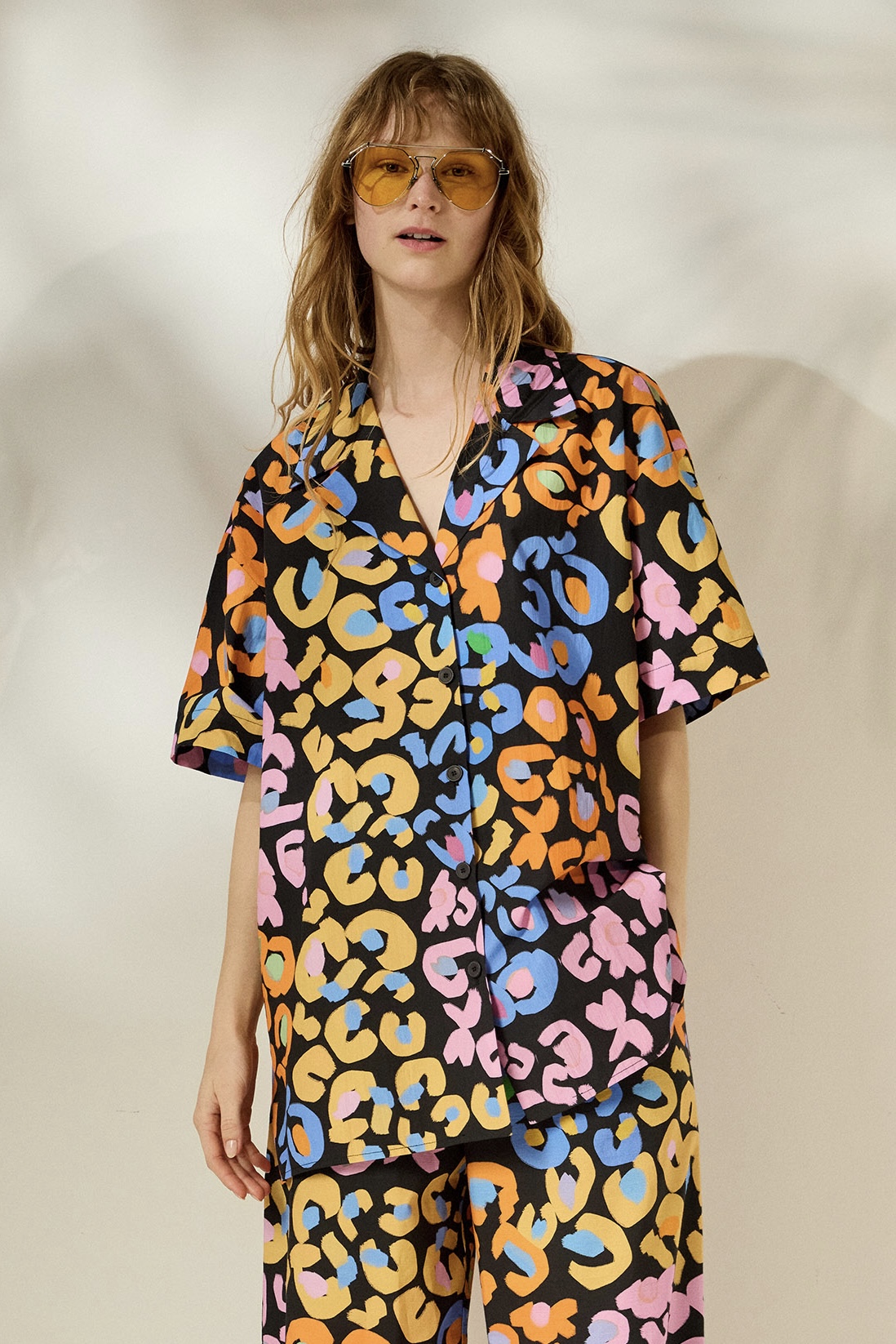 IMG_2103 'ZOI' COTTON SHIRT (FULL COLOR/ANIMAL PRINT) - Image 1