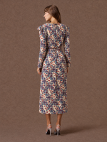 'MARGO' MIDI SATIN DRESS - Image 4