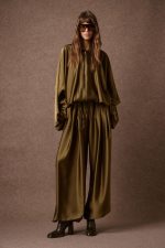 'CAROLINA' SATIN JACKET (MATCHA) - Image 3