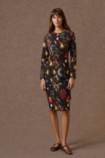 'ARIANNI' MIDI FITTED DRESS - Image 5