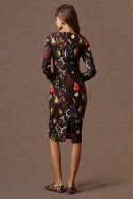 'ARIANNI' MIDI FITTED DRESS - Image 3