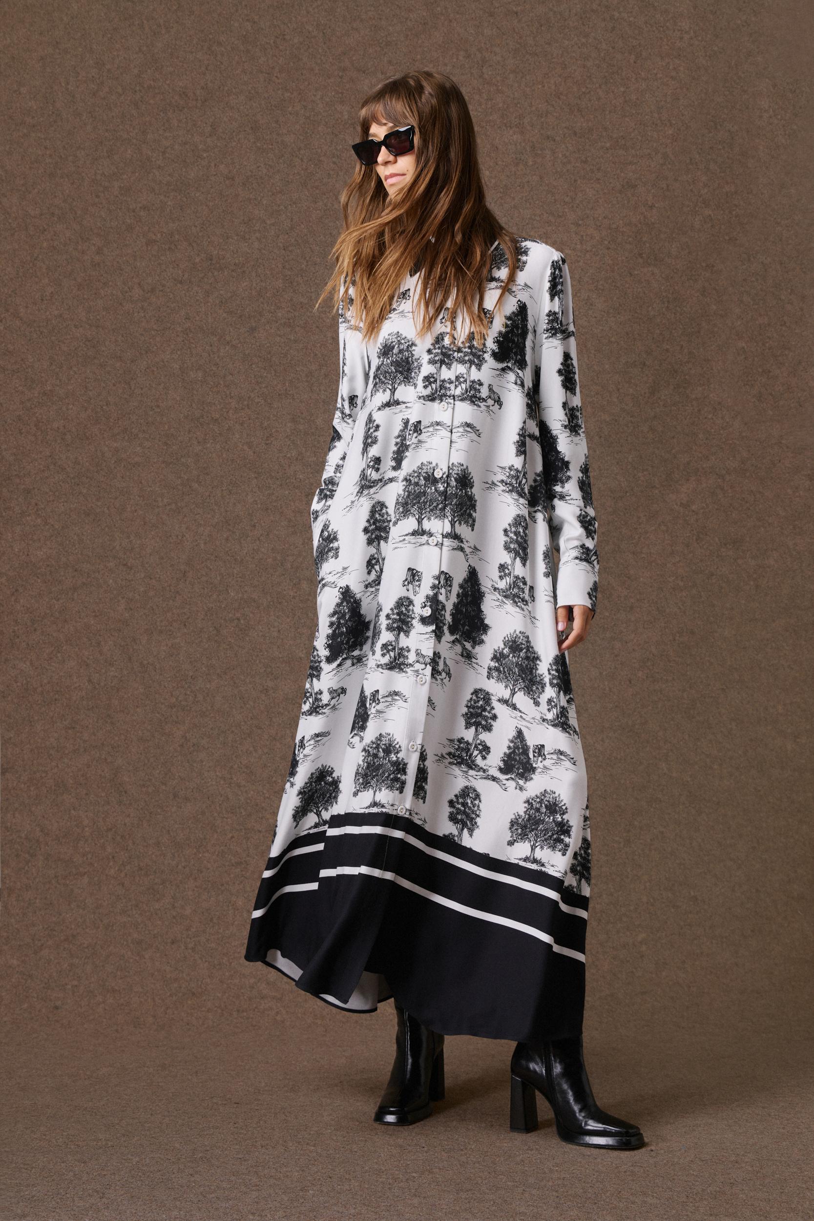 mamoush-30-08-0776 'AMYRA' MAXI SHIRT DRESS - Image 1